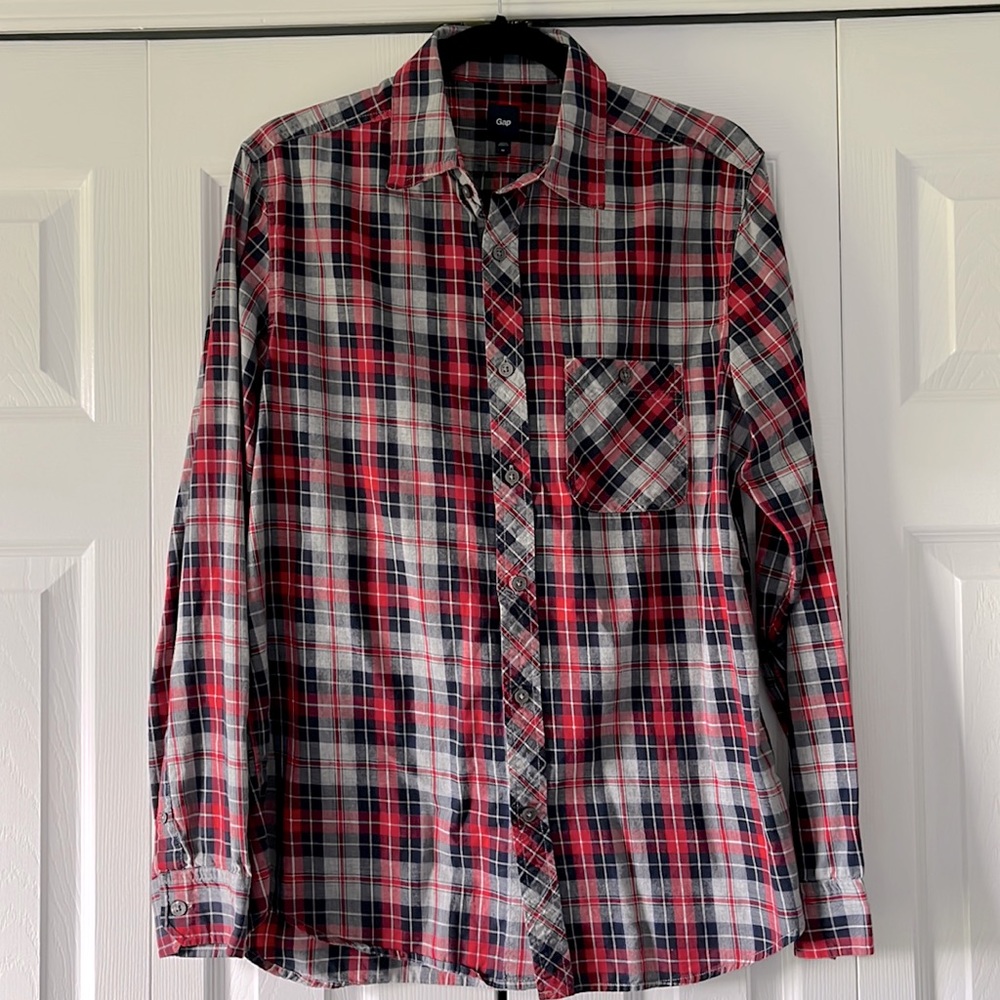 Men’s GAP Plaid Button Down Shirt